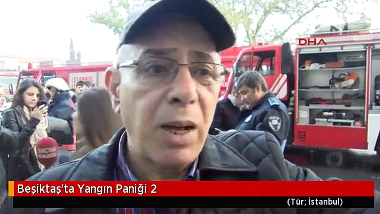 Beşiktaş'ta Yangın Paniği 2