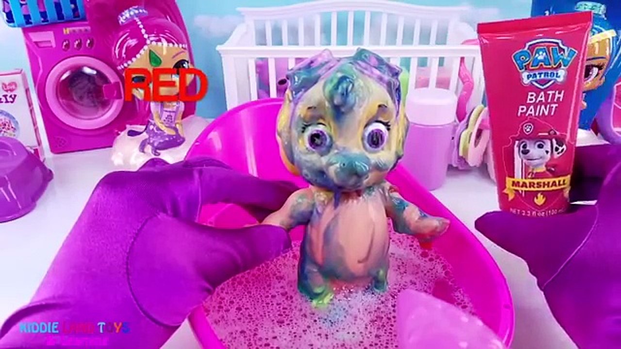 Best Learn Colors Video Bath Paint Mickey Mouse Ice Cream Stand Paw Patrol PJ Masks Shimmer & Shine