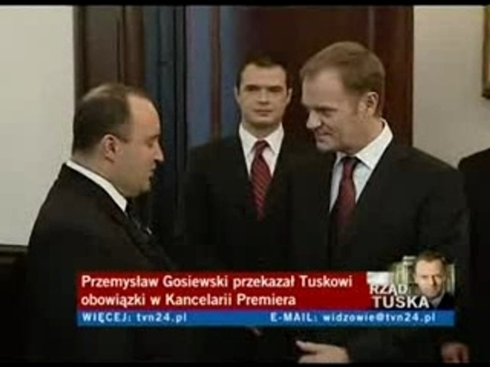 Ministrowie przejmują urzędy Doniu