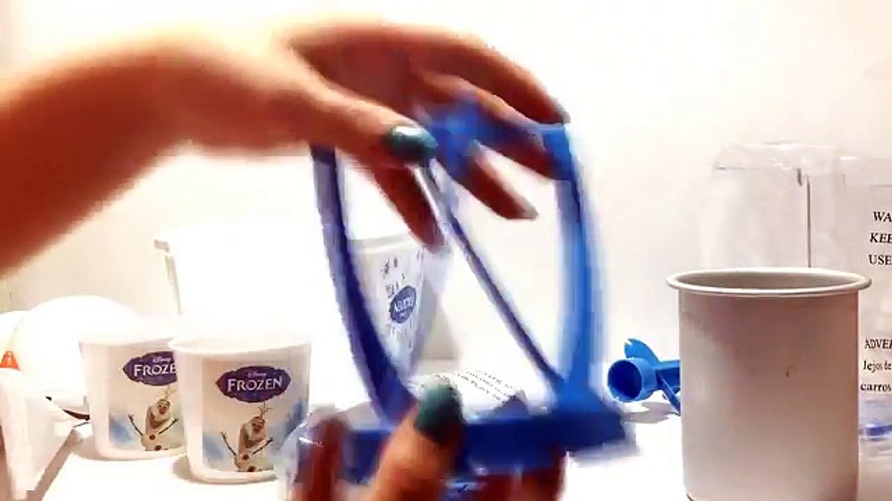 Raspadinha do Olaf Disneys Frozen Olaf Snow Cone Maker Toy Review Disney Toys Brasil