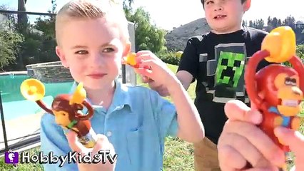 Best Stinky Toys Ever! Gross Ugly Monkeys + Singing Pottey Family Fun by HobbyKidsVids