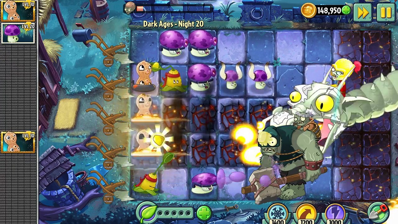 Plants Vs Zombies 2 - Citron Primal Max Level vs ALL ZOMBOS BATTLE!
