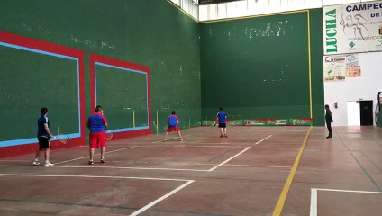 Frontenis semifinal open de Torredelcampo ultimos tantos emocionantes