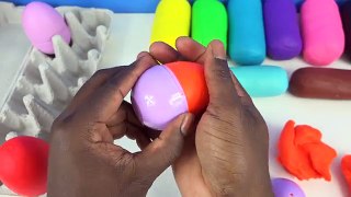 DIY How To Make Play Doh Organic Eggs Mighty Toys Modelling Clay Learn Colors