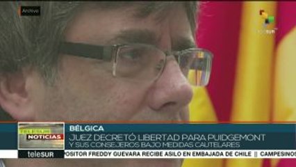 Fiscalía belga libera al expdte. catalán Puigdemont y a sus consejeros
