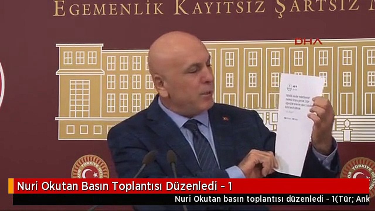 Nuri Okutan Basın Toplantısı Düzenledi - 1