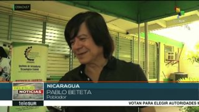 Celebran nicaragüenses que comicios se realicen en calma y normalidad