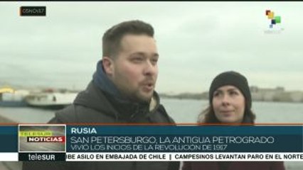 Rusos celebran el legado de la Revolución a 100 años de ocurrida