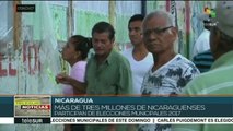 Avanza con normalidad comicios municipales en Nicaragua