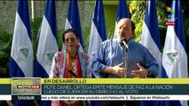 Presidente y vicepresidenta nicaragüenses votan en municipales
