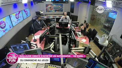 GUILLAUME ESSAYE D'ACHETER UN AUTOGRAPHE... DE KAREL !