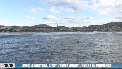 Le 18:18 : alerte au mistral, chute du mercure, le froid s'installe en Provence au moins jusqu'à la fin de la semaine