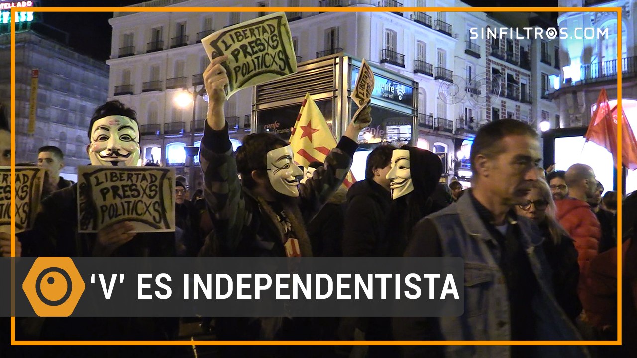 Las esteladas desfilan por Madrid | Sinfiltros.com