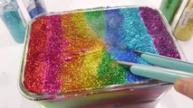 Combine Baby Bottle Slime Glitter Clay 1000 Degree Ball Heat Up DIY Learn Colors Slime Toys