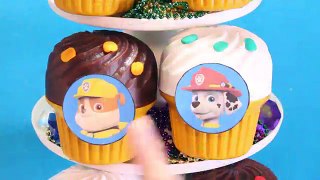 Paw Patrol CUPCAKE CANDY GAME with Surprise Toys, Blind Bags, Candy Kids Games Videos