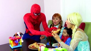 スパイダー赤ちゃん病院緊急！ w/ 冷凍エルザ、ドクタースパイダーマン、ピンクメイデイ・パーカー、悪事を働きます