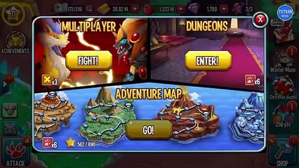 Monster legends - Krampus level 1 to 100 + combat