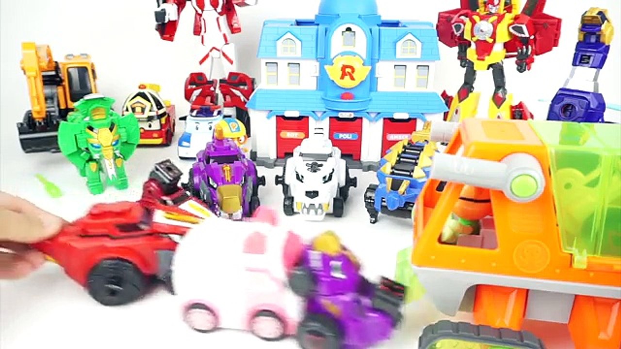 6x Dinosaur Combination Robot, Dino Core Dinosaur Transformer Robot Toys