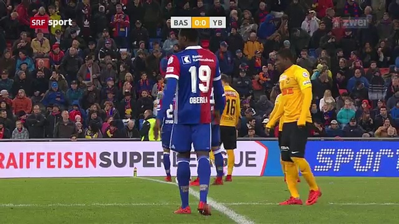 Basel 1:1 Young Boys (Swiss Super League. 5 November 2017)