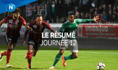 Championnat National, 12e journée : tous les buts