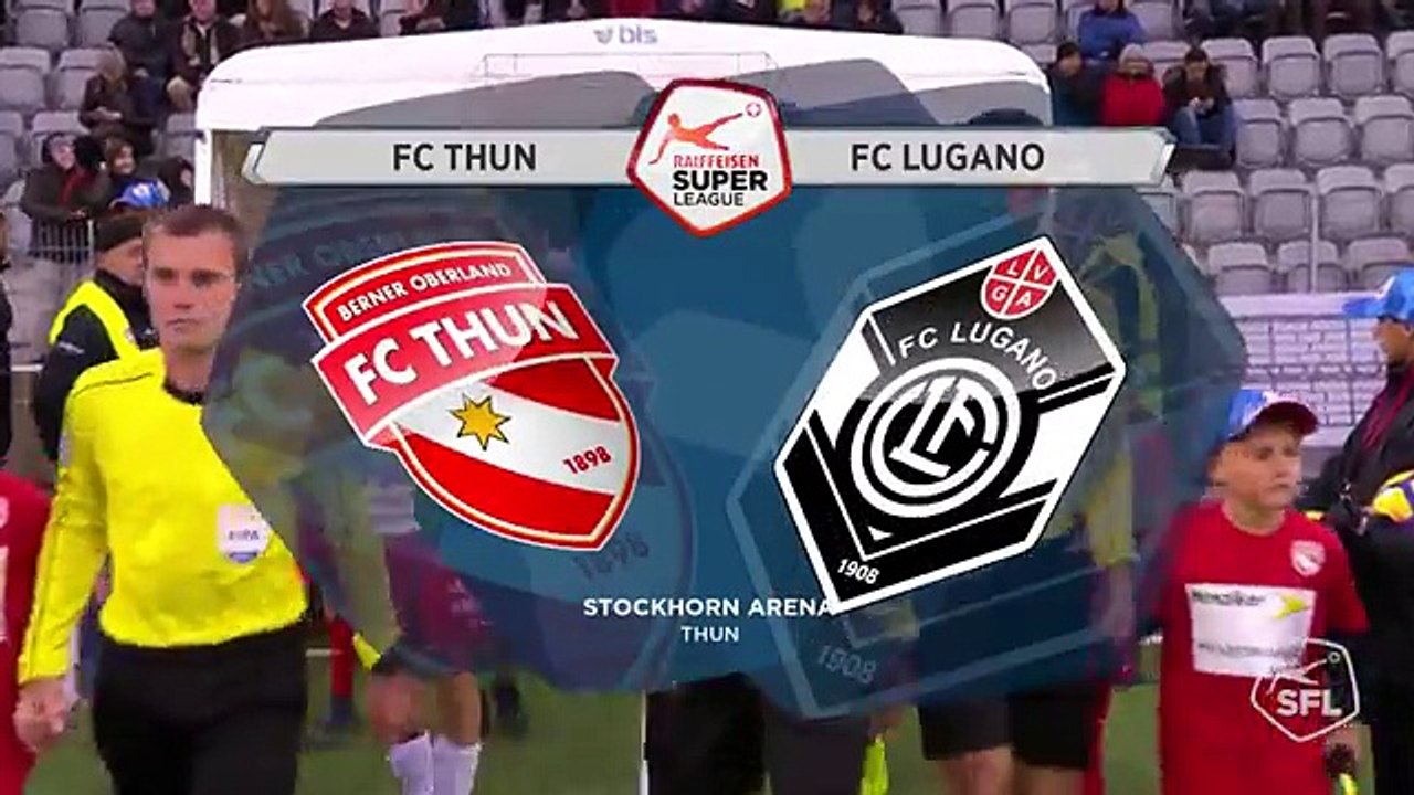 Thun 1:1 Lugano  (Swiss Super League. 5 November 2017)