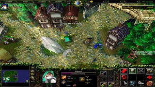 Warcraft 3 Frozen Throne - Адовое удержание героями! [карта Защита деревни v1.03]