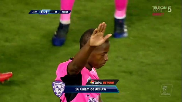 0-1 Camaldine Abraw Goal Romania Divizia A - 06.11.2017 Juventus Bucuresti 0-1 ACS Poli Timisoara