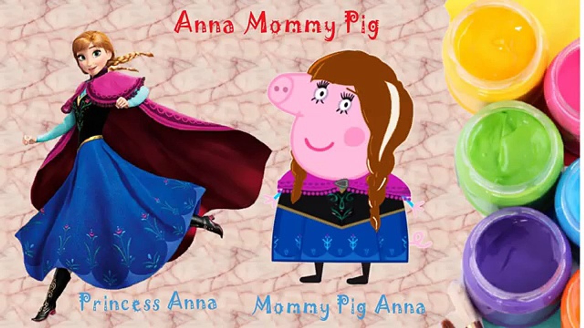 Elsa and Anna Peppa Pig Videos Finger Family Frozen Songs - Daddy Finger  Song Disney Songs - Dailymotion Video