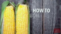 How To Boil Corn