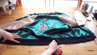 DIY Sukajan Jacket / スカジャンの作り方ㅣmadebyaya