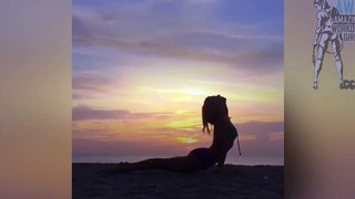 Kerri Verna - Hot Yoga Motivation - Beach Yoga Girl
