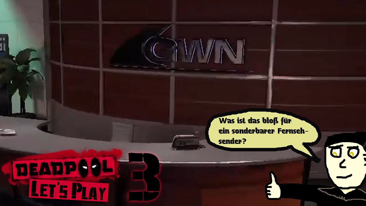 Deadpool Let's Play 3: Ein merkwürdiges TV-Studio