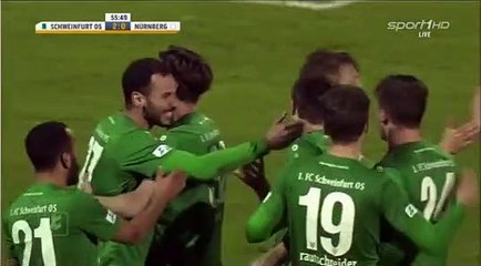 2-0 Adam Jabiri Goal Germany  Regionalliga Bayern - 06.11.2017 Schweinfurt 2-0 Nürnberg II