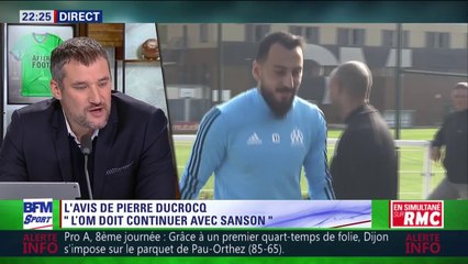 Ducrocq : "L’OM doit continuer avec Sanson"