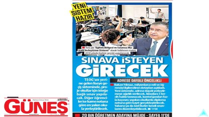 medyada liselere geçişte yeni sistem