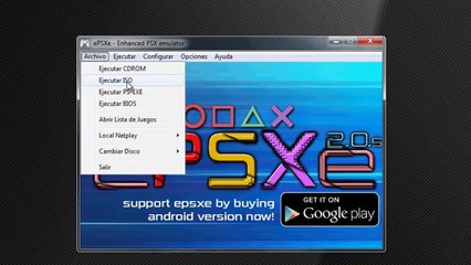 Descargar Emulador de PS1 ePSXe 2.0.5 [2016] para PC + BIOS + PLUGINS | Configuracion Perfecta