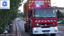 Incendie du 31/07/2017 à Chalon-sur-Saône - Arrivée des secours