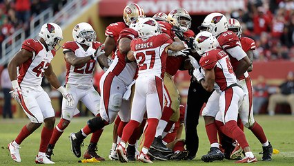 Ian Rapoport: No one from Cardinals-49ers scuffle will be suspended