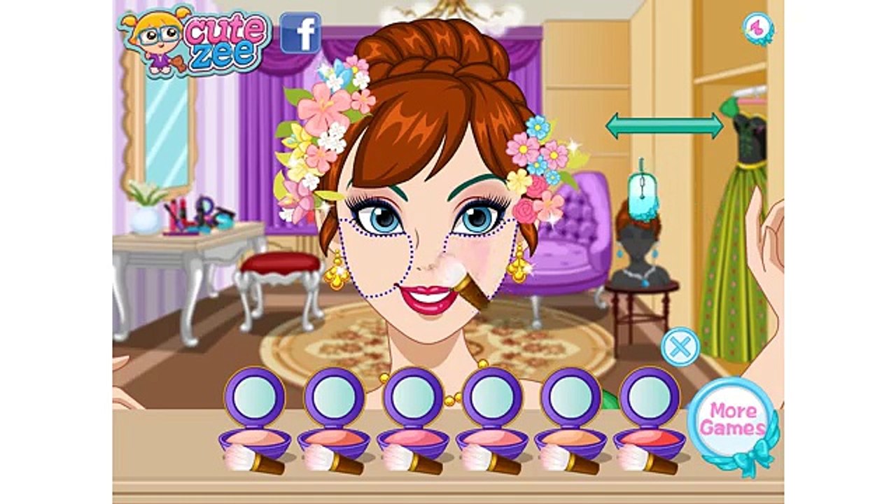 NEW Ариэль, Рапунцель, Золушка, Анна, Эльза, Белоснежка, Disney Макияж Мультик Видео