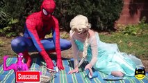 Baby Police vs Joker, Catwoman, Joker Girl w/ Frozen elsa, Spiderman Superheroes Fun IRL