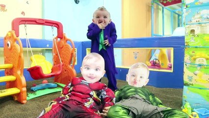 Baby Iron Man & Baby Hulk Buried Alive! w/Spiderman, Frozen Elsa,Baby Superhero vs Joker Baby