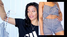 BADDIE ON A BUDGET 002 TRY ON CLOTHING HAUL (FAIRYSEASON & ROSEGAL) | JUNE 2017 - SARAH WORE WHAT