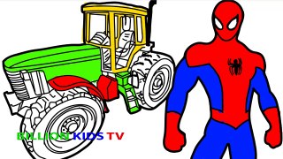 Spiderman and Tror Coloring Book Coloring Pages Kids Fun Art Activities Video For Kids