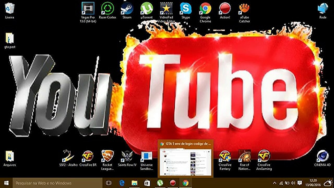 Como baixar o GTA V no pc-novo crack e Updrat 2016-sem erro de ativação.