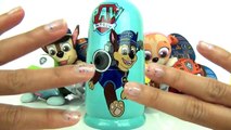 Nickelodeon PAW PATROL Nesting Matryoshka Dolls, Stacking Cups with Toy Surprises, Shopkins / TUYC