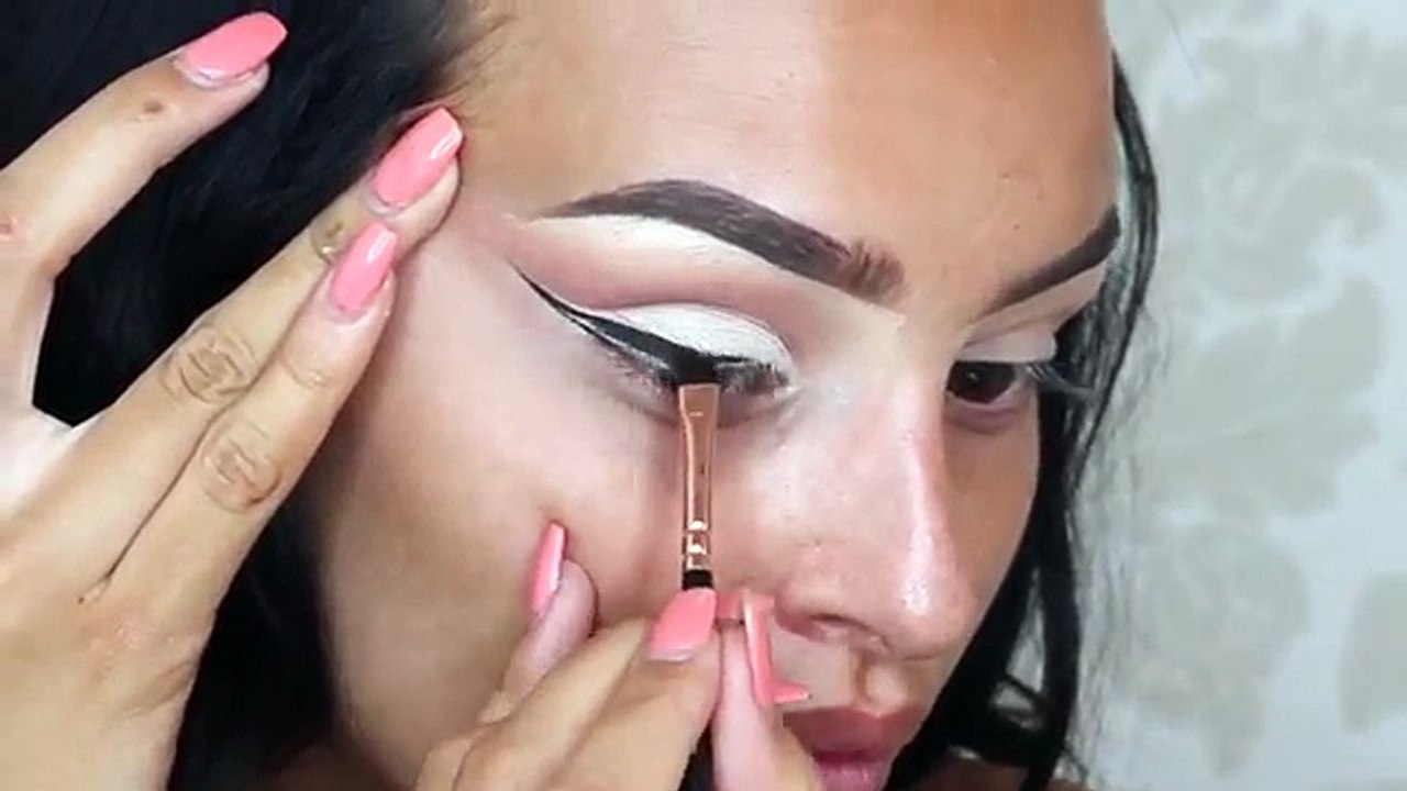 BROWN CUT CREASE & DARK LIPS! (TUTORIAL)