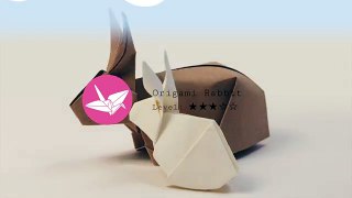 Origami Bunny Rabbit Tutorial V2 ♥︎ DIY ♥︎