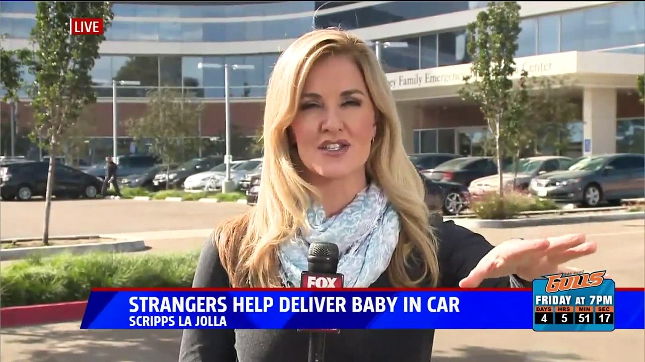 Strangers Help Deliver Baby on Side of the Road After Dad Crashes Car