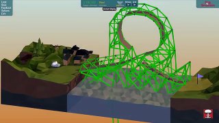 Poly Bridge Gameplay Part 5: The Rollercoaster
