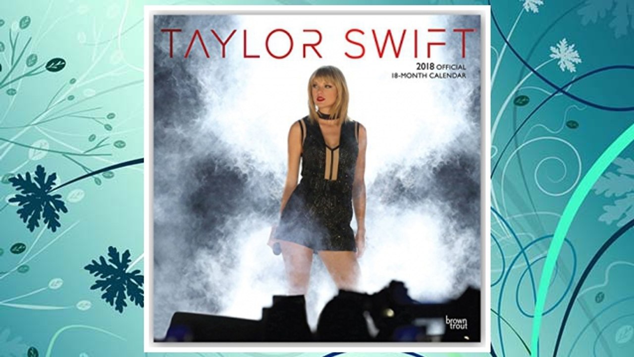 Download PDF Taylor Swift 2018 12 x 12 Inch Monthly Square Wall Calendar with Foil Stamped Cover, Music Pop Singer Songwriter Celebrity (Multilingual Edition) FREE